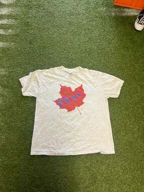 Vintage 90s Molson Canadian Beer T-Shirt Grey Delta Tag Made in USA XL